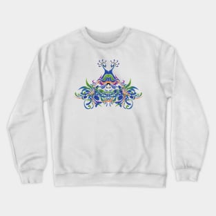 Peacock reflect Crewneck Sweatshirt